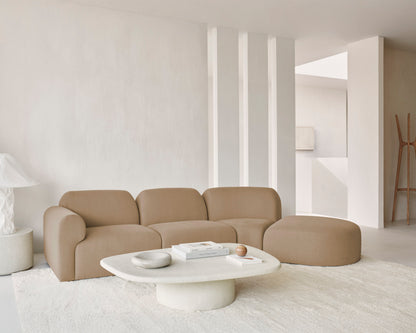 Bulky Modular Sofa Set No 1 - Light Sepia
