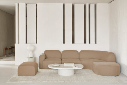 Bulky Modular Sofa Set No 2 - Light Sepia