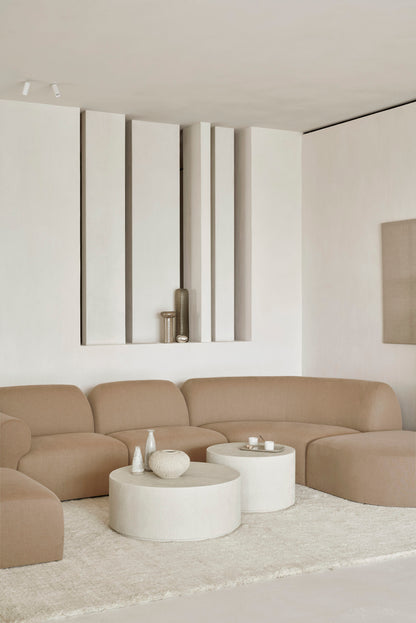 Bulky Modular Sofa Set No 3 - Light Sepia