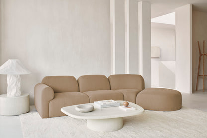 Bulky Modular Sofa Set No 3 - Light Sepia