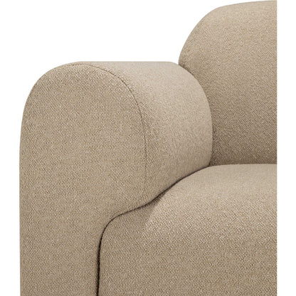 Bulky End Seater With Right Arm Modular Sofa - Almond