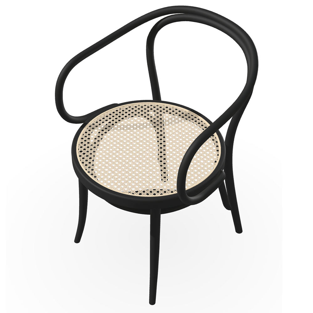30 Arm Chair Cane - Wood