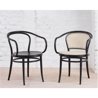 33 Arm Chair Cane - Wood