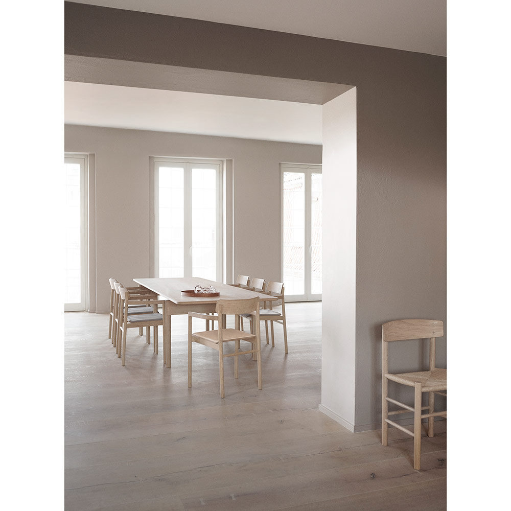 6442 Post Dining Table - 126"W