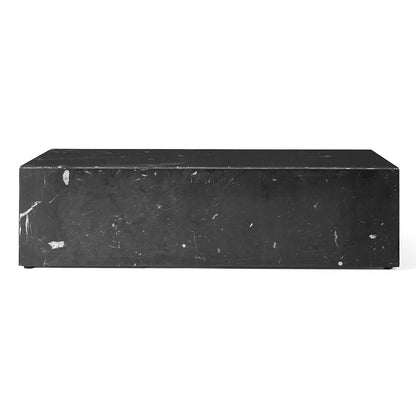 Plinth Low Marble Table - Black