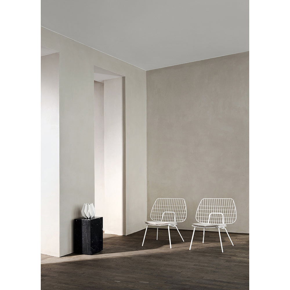 Plinth Tall Marble Table - Black