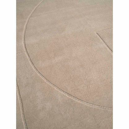 Lineal Poem Rug - Beige