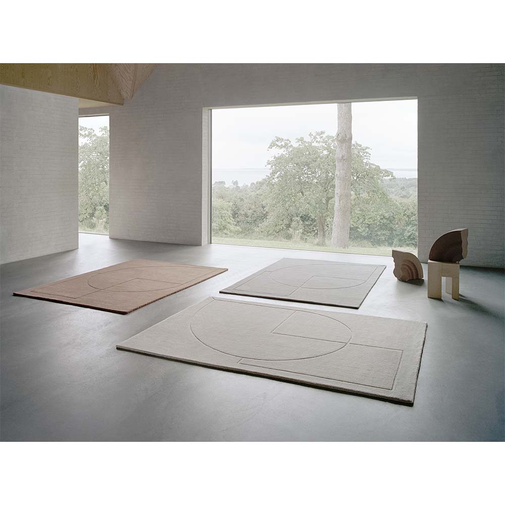 Lineal Poem Rug - Beige