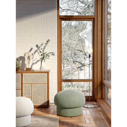 Uno Pouf - Green, 25"W