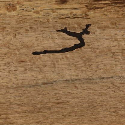 Abaso Console Table - Rustic Wormwood Oak