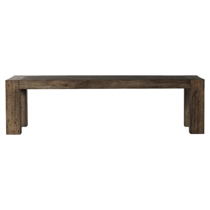 Abaso Dining Table - Ebony Rustic Wormwood Oak