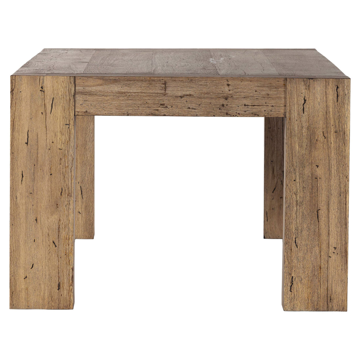 Abaso Dining Table - Rustic Wormwood Oak
