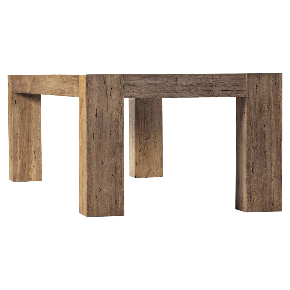 Abaso Dining Table - Rustic Wormwood Oak