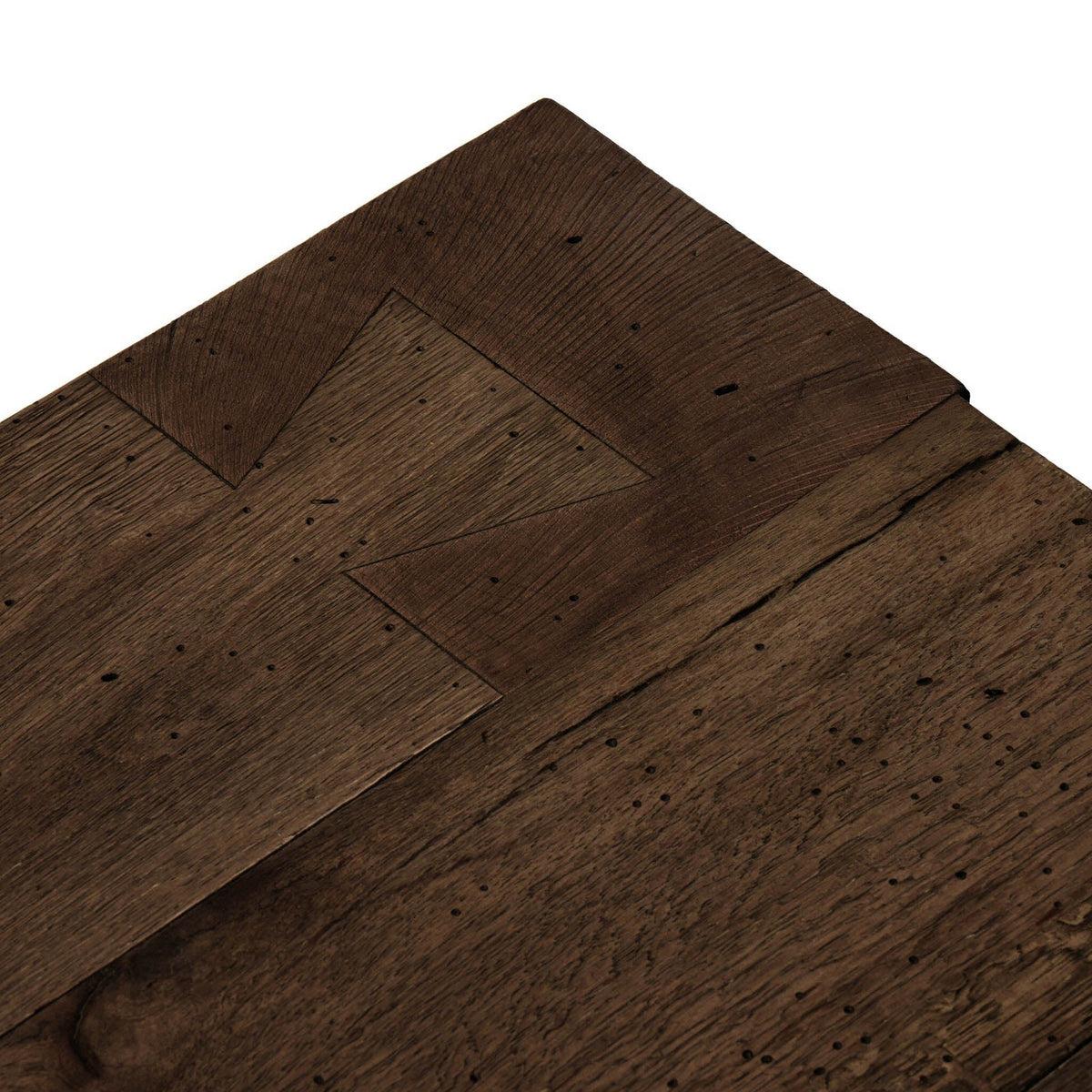 Abaso Rectangular Coffee Table - Ebony Rustic Wormwood Oak - 40"W