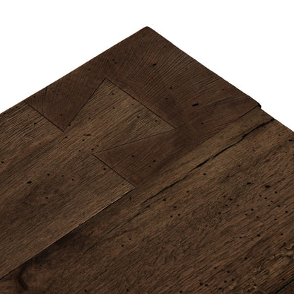 Abaso Rectangular Coffee Table - Ebony Rustic Wormwood Oak - 40"W