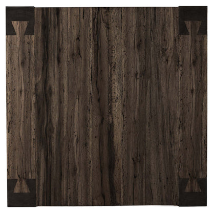 Abaso Rectangular Coffee Table - Ebony Rustic Wormwood Oak - 55"W