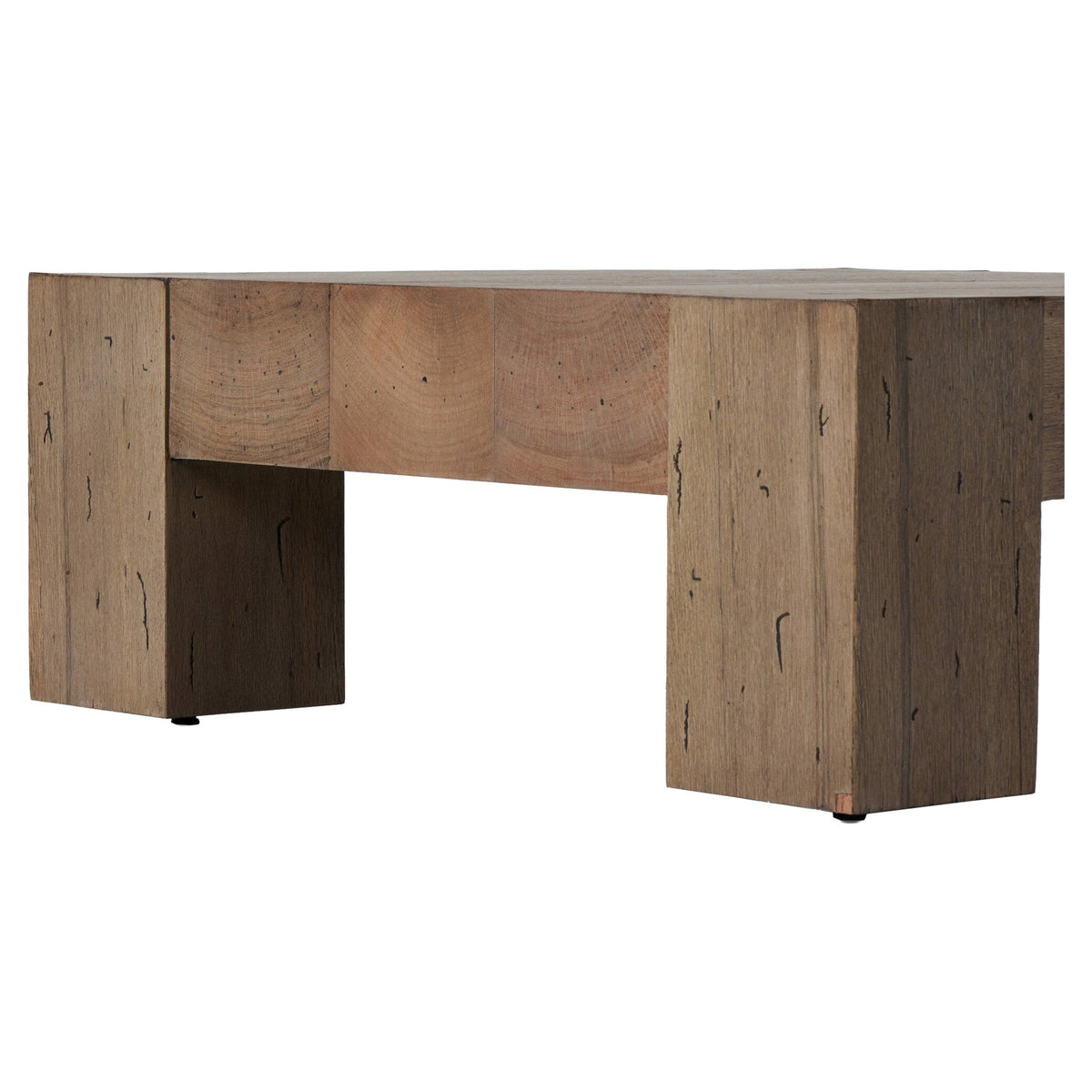 Abaso Rectangular Coffee Table - Rustic Wormwood Oak - 40"W