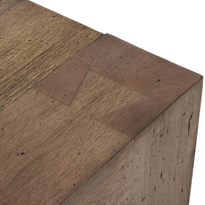 Abaso Rectangular Coffee Table - Rustic Wormwood Oak - 40"W