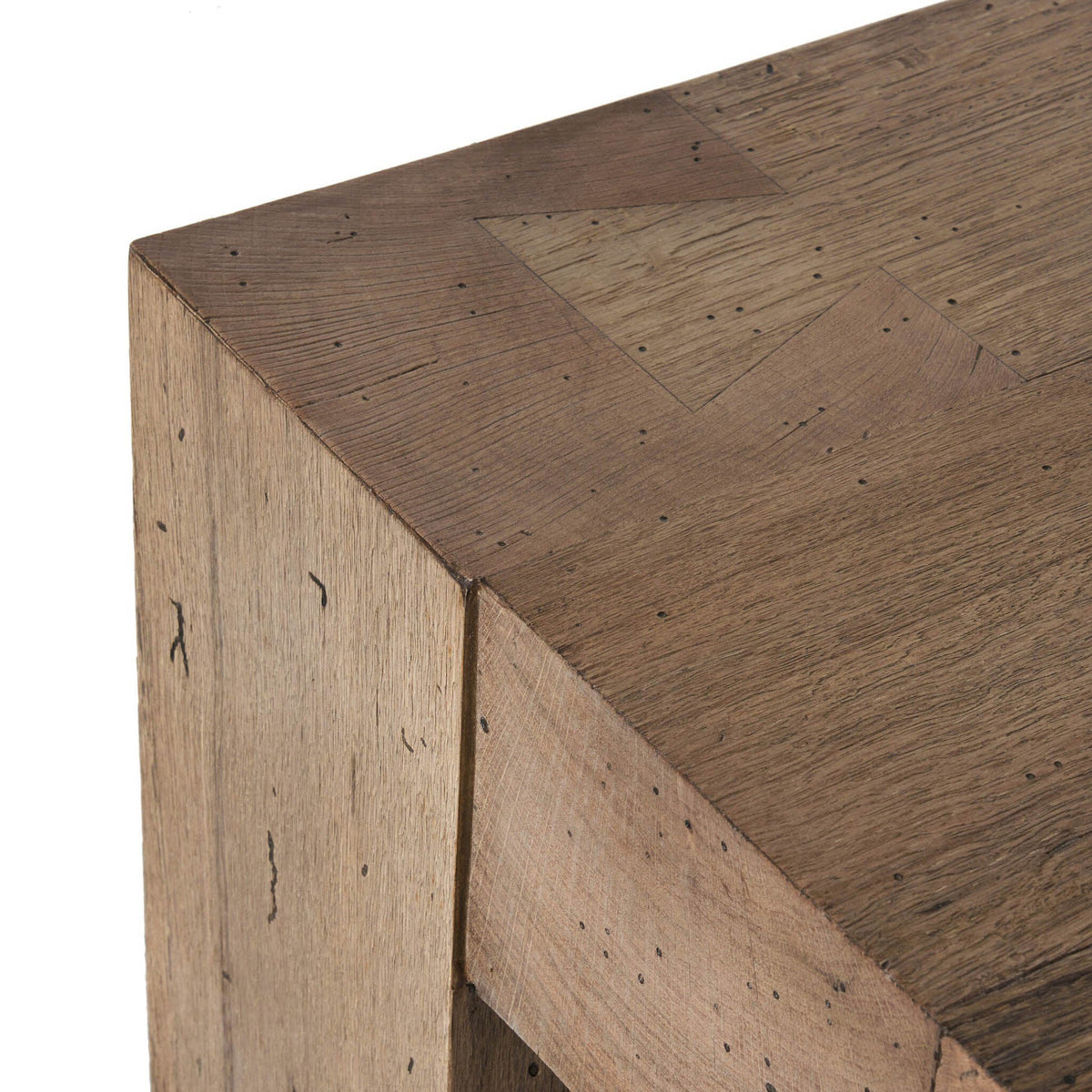 Abaso Rectangular Coffee Table - Rustic Wormwood Oak - 40"W