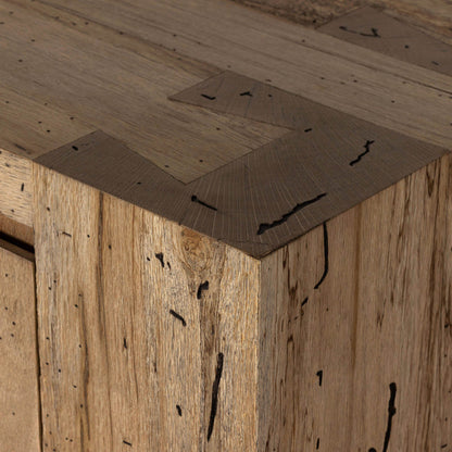 Abaso Sideboard - Rustic Wormwood Oak