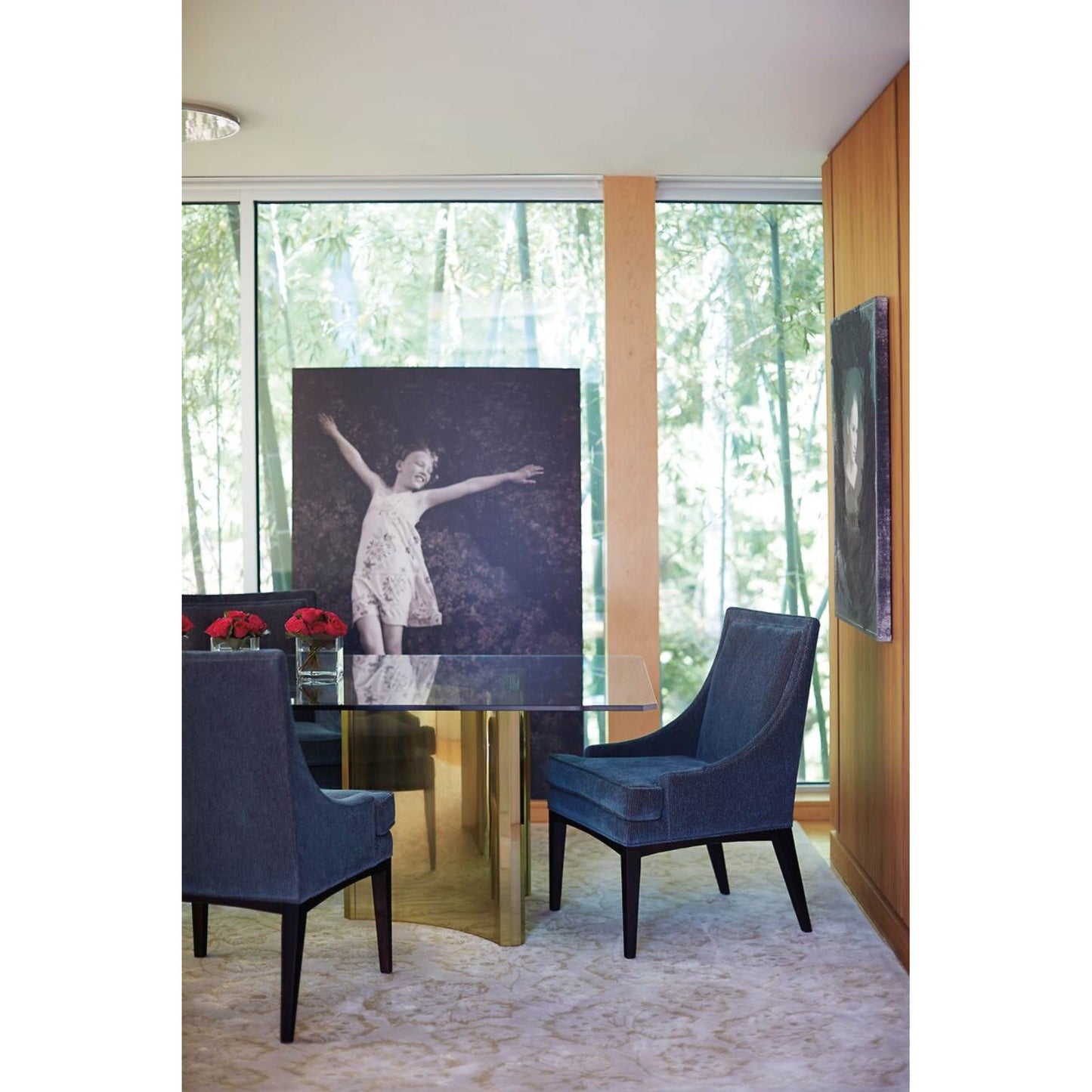 Abbott Rectangular Dining Table - Gold