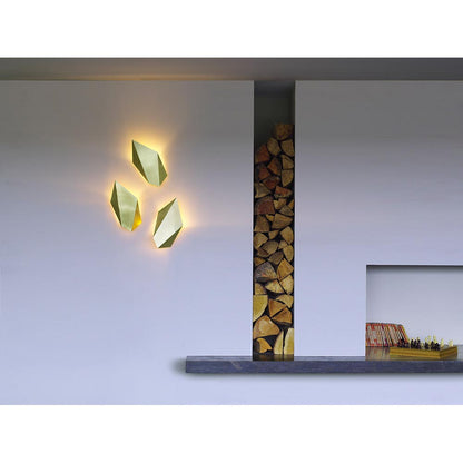 Abstract Wall Sconce - Satin Brass