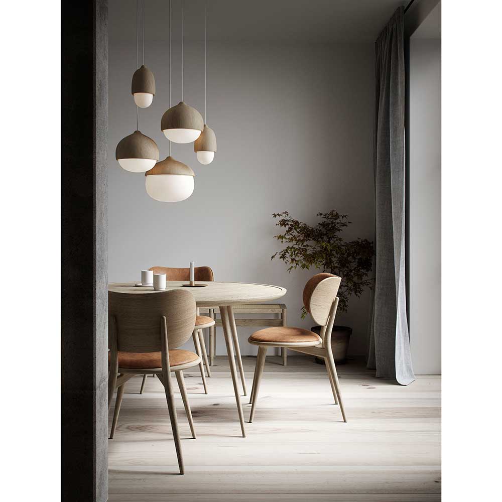 Accent Dining Table - Oak, Matte Lacquered