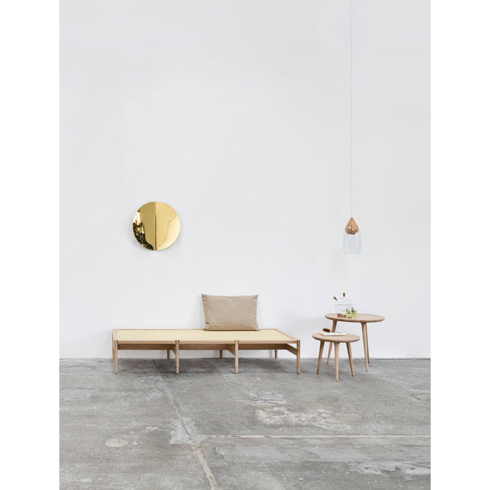 Accent Side Table - Beige, Large