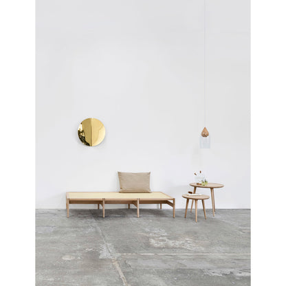 Accent Side Table - Beige, Small