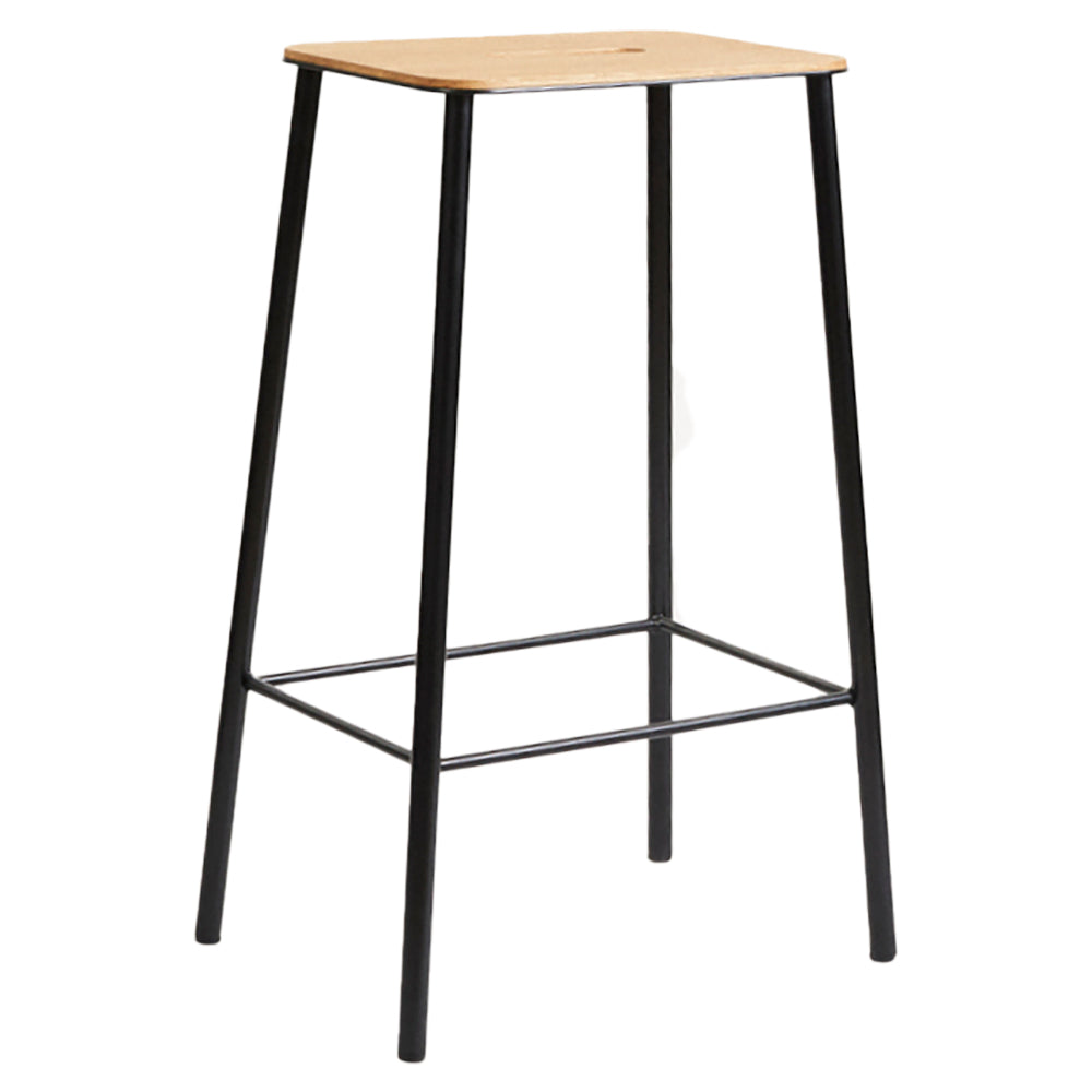 Adam Counter Stool - Oak, Black