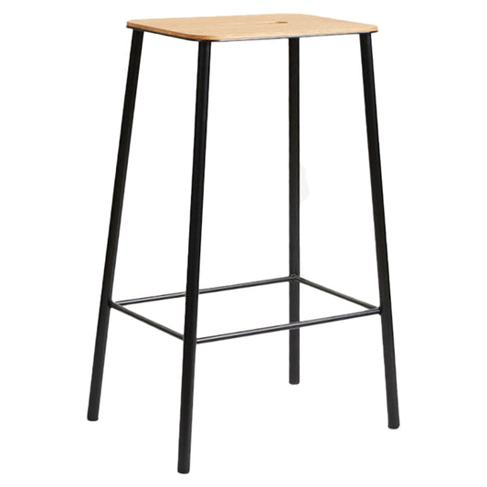 Adam Counter Stool - Oak, Black