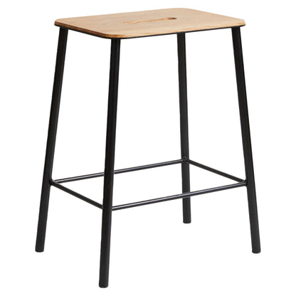 Adam Stool - Oak, Black