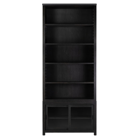 Admont Bookcase - Worn Black