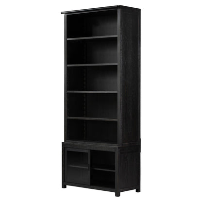 Admont Bookcase - Worn Black