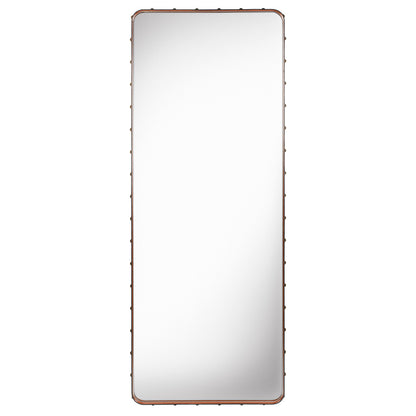 Adnet Rectangular Wall Mirror - Tan