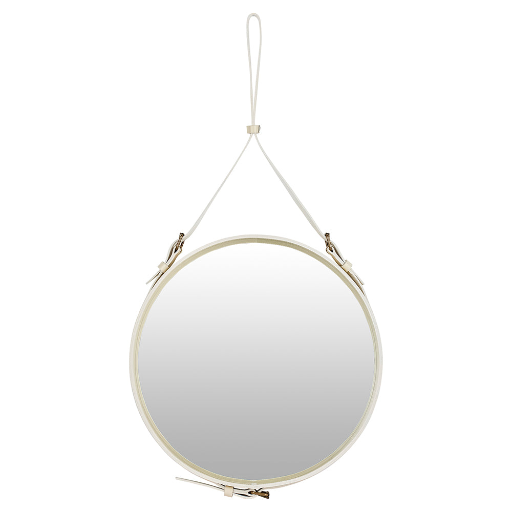 Adnet Round Wall Mirror - Cream