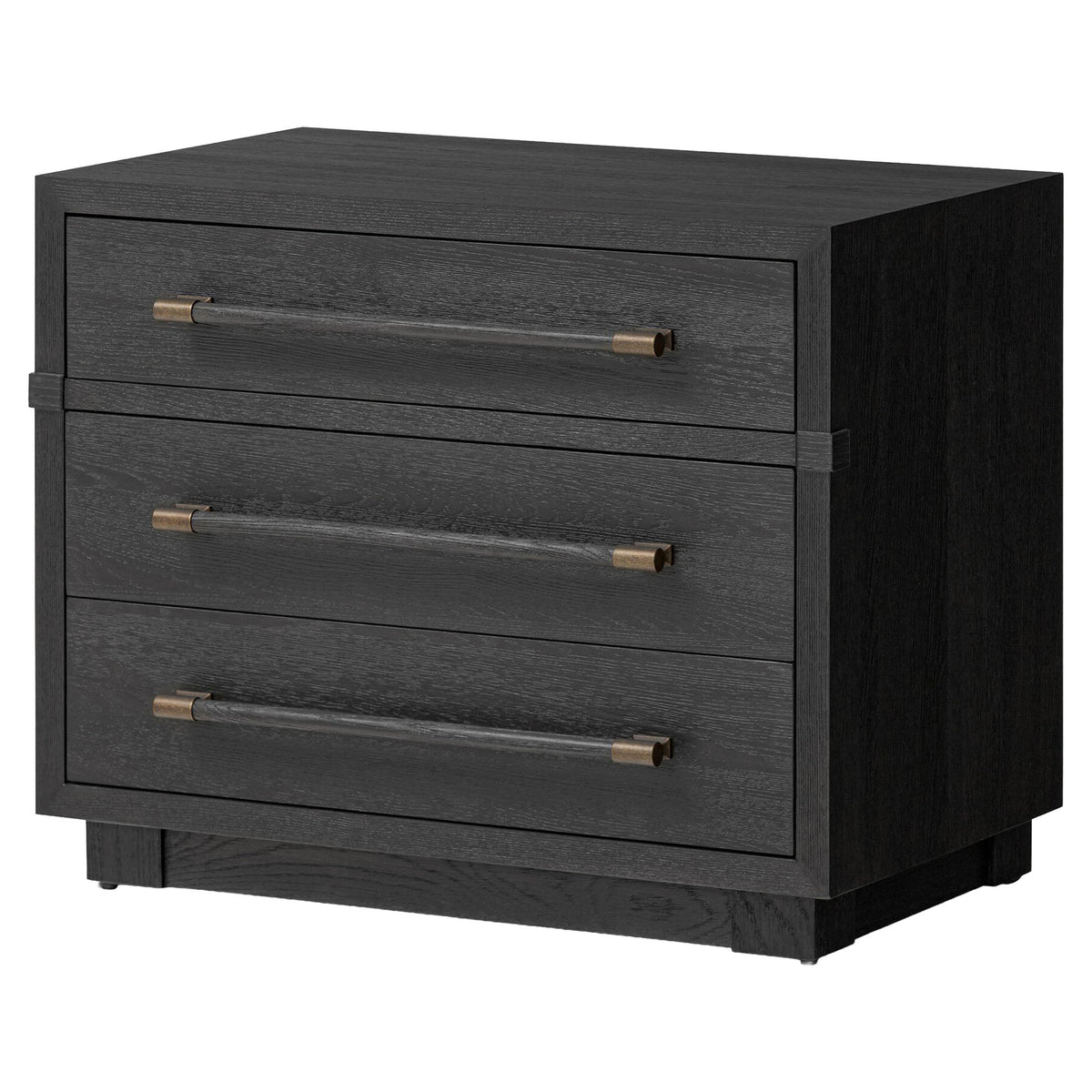 Adolfo Nightstand - Modern Black Ash