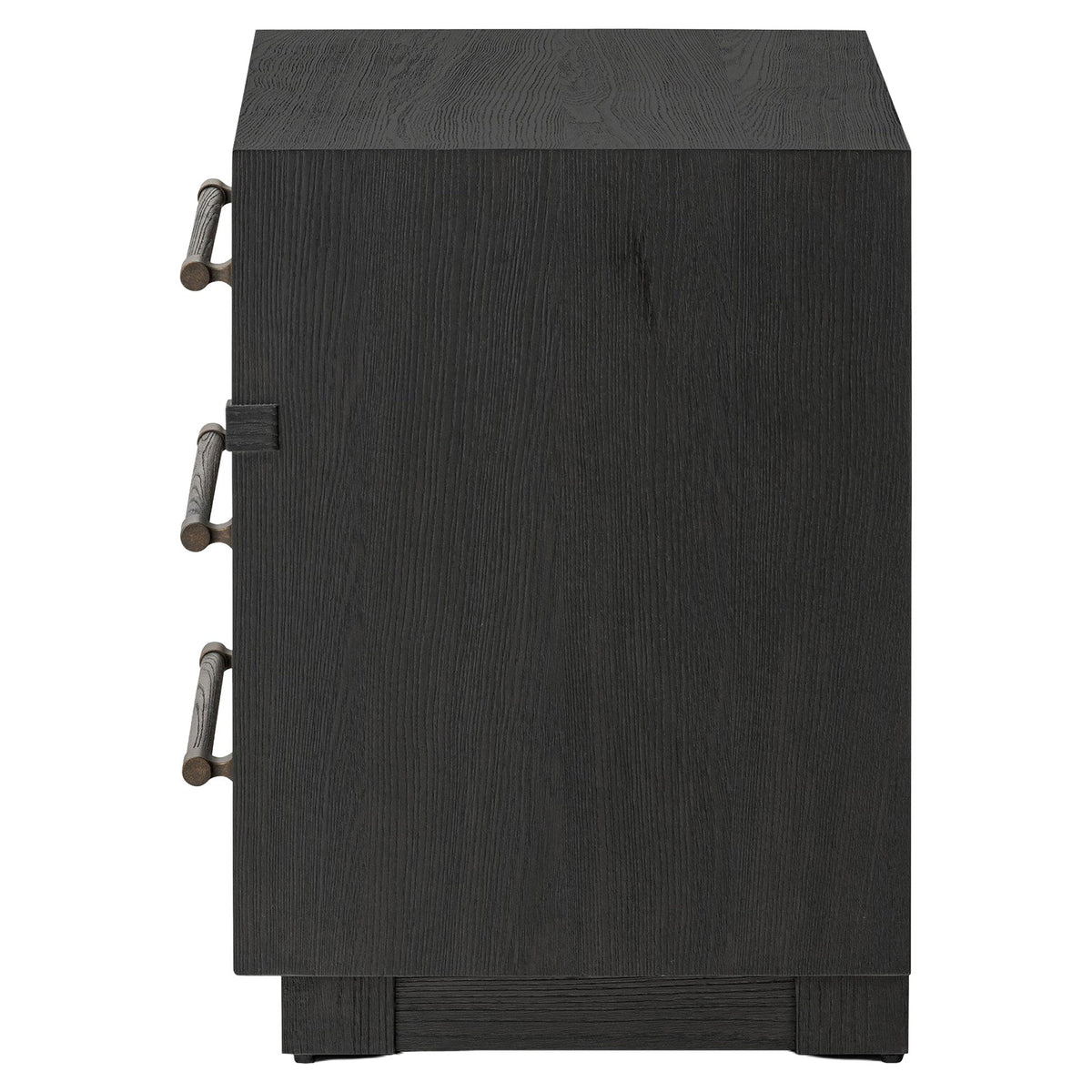 Adolfo Nightstand - Modern Black Ash
