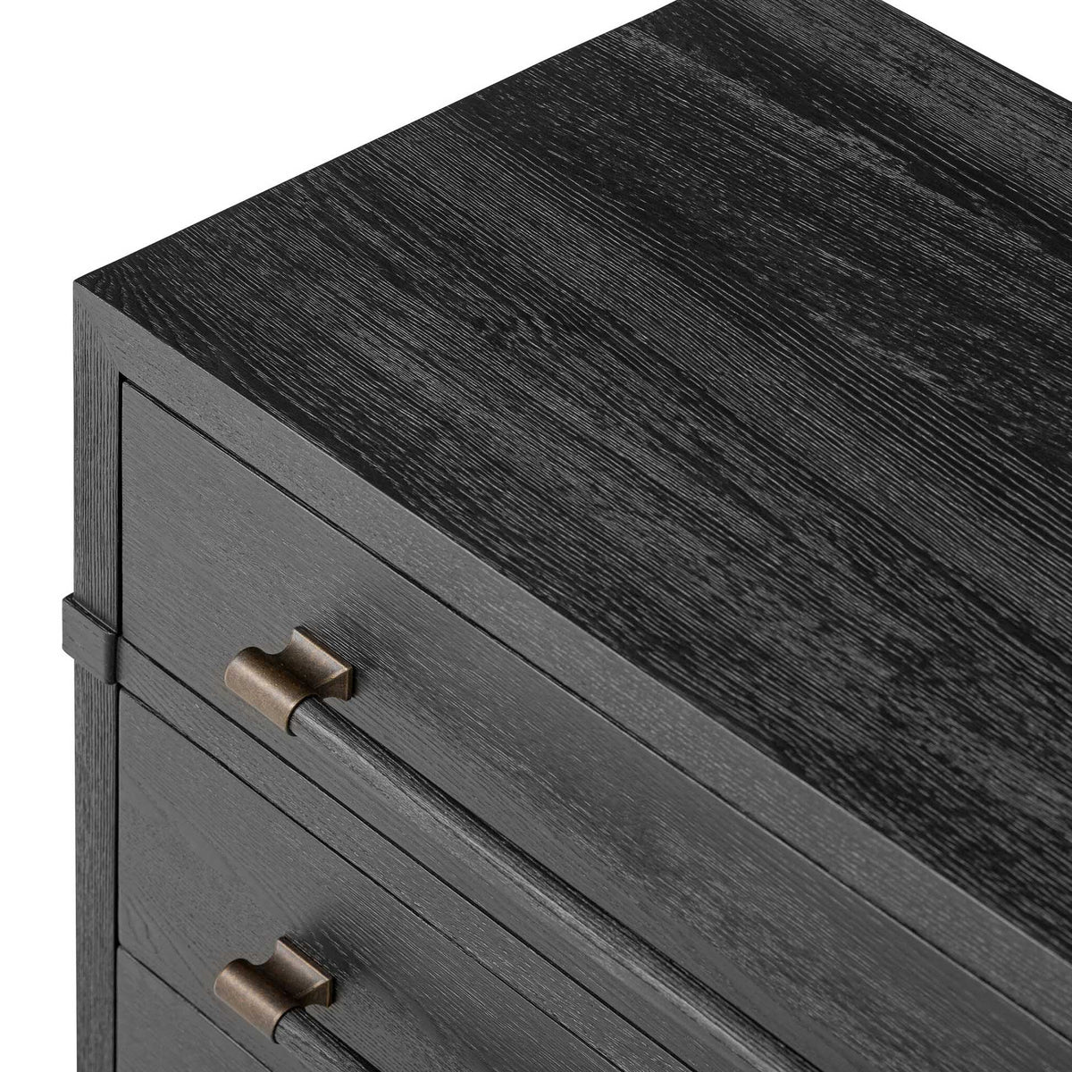 Adolfo Nightstand - Modern Black Ash