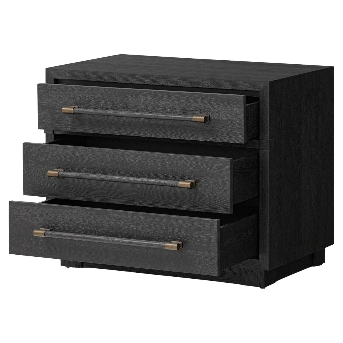 Adolfo Nightstand - Modern Black Ash