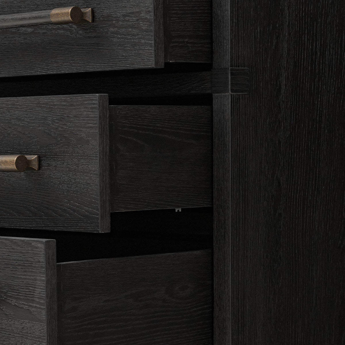 Adolfo Nightstand - Modern Black Ash