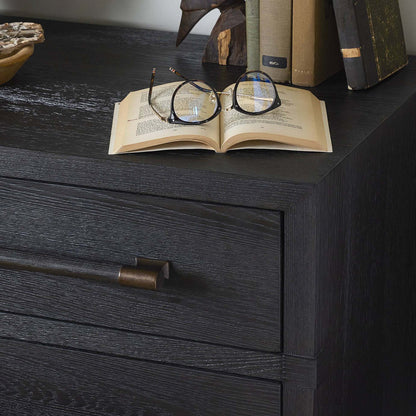Adolfo Nightstand - Modern Black Ash