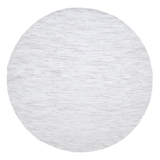 Adonic Mist Round Rug - Off-White