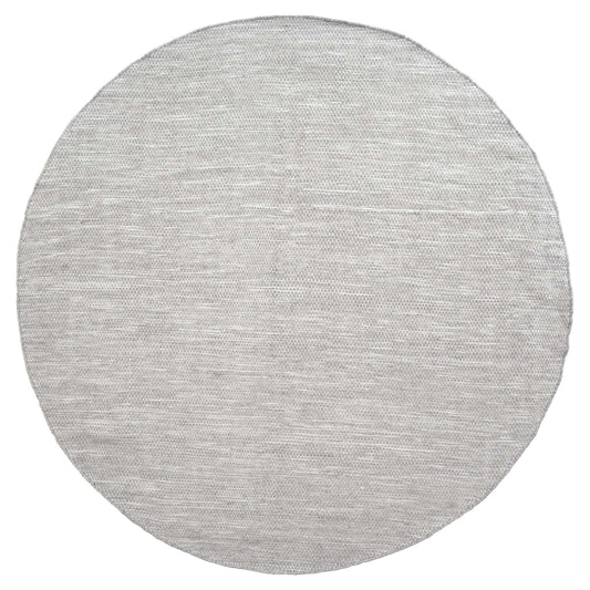 Adonic Mist Round Rug - Steel