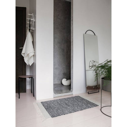 Adorn Rectangular Full Mirror - Black