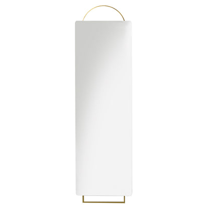 Adorn Rectangular Full Mirror - Brass
