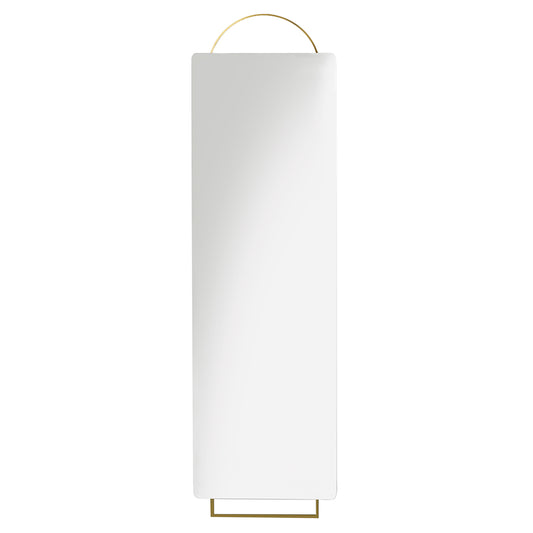 Adorn Rectangular Full Mirror - Brass