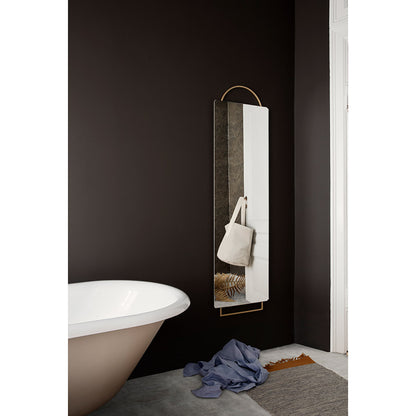 Adorn Rectangular Full Mirror - Brass