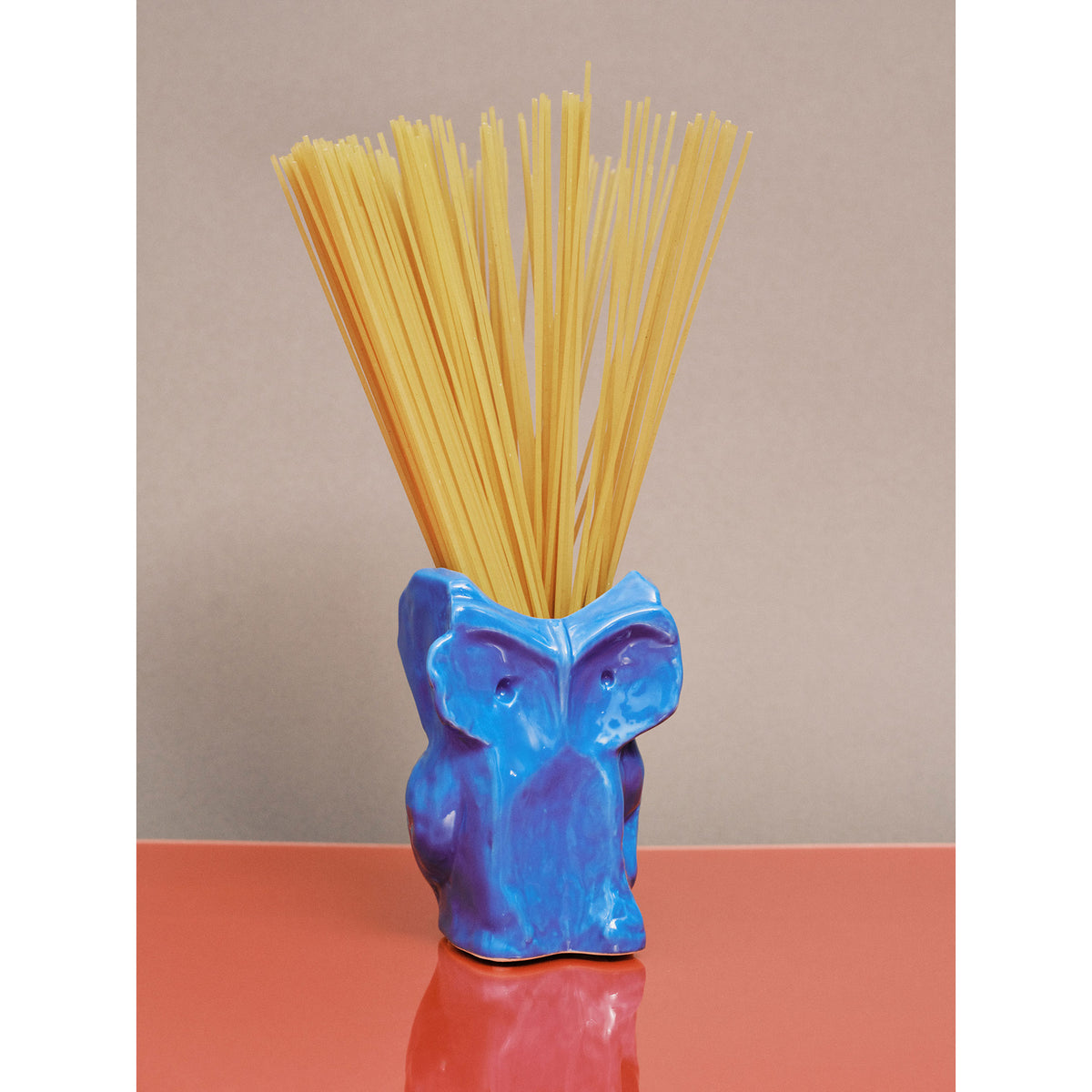 After Midnight Owl Vase - Blue