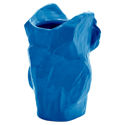 After Midnight Owl Vase - Blue